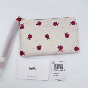 Coach ladybug wristlet